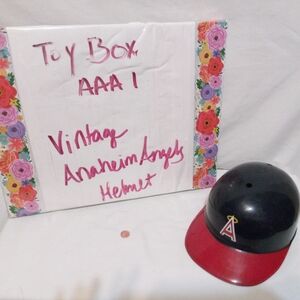 Kids Baseball Helmet - Black and Red